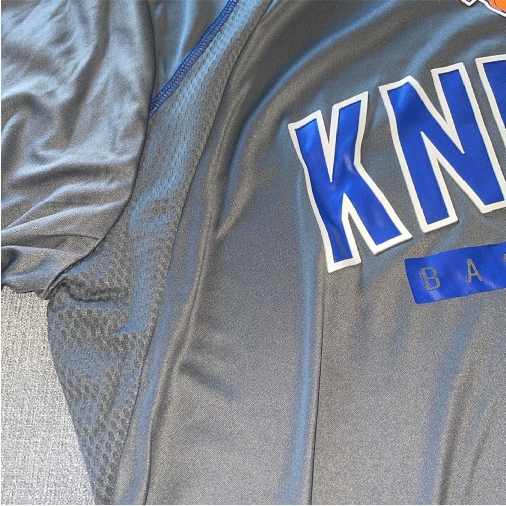 NBA New York Knicks Long Sleeve Gray Performance T-Shirt NY Knicks - Picture 4 of 6